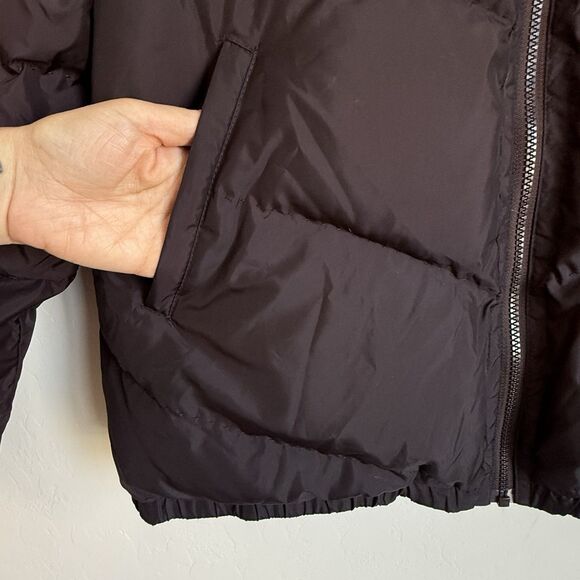 DKNY Women's Purple Plum Down Feather Puffer Winter Coat Fall Cold Weather Snow - Picture 3 of 16